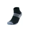 XTEP Men Running Socks Cotton Sports Socks Casual Comfort Training Socks 5 Packs (Black/Yellow)