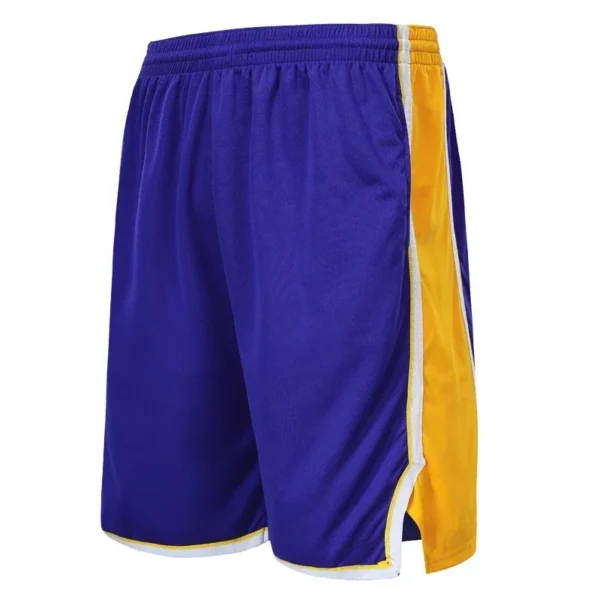 Men Basketball Shorts Breathable Patchwork Running Training Sports Shorts